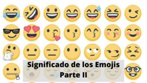 tipos de emojis y su significado